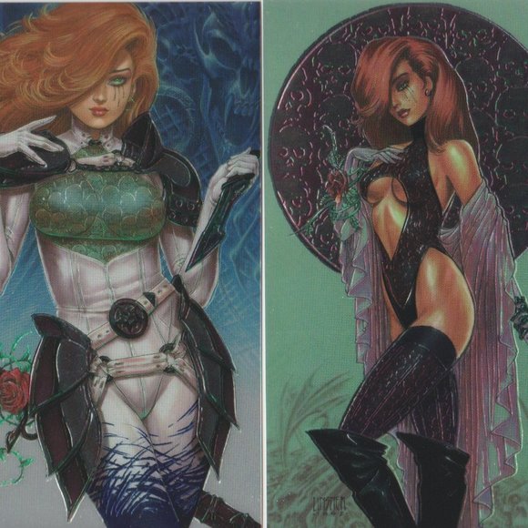 DAWN Venus In Chrome 6 Chromium Card Set Joseph M Linsner Signed Limited to 2500 - Picture 6 of 9